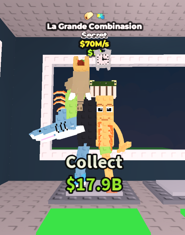 La Grande Combinanasion Secret 70M/s